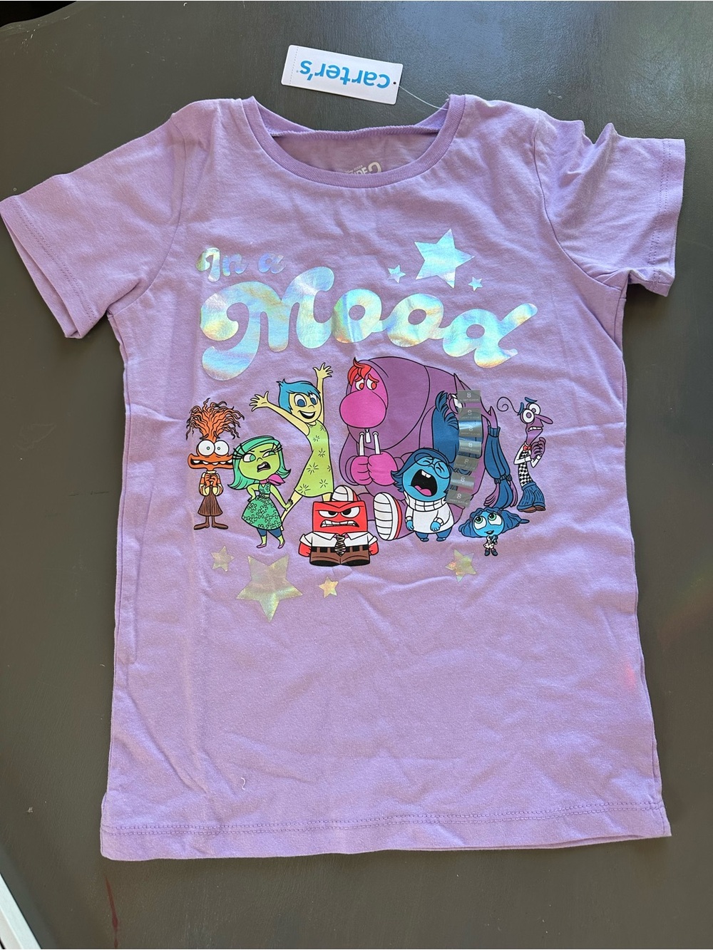 Carter's Lavender 'In a Mood' Inside Out Character Tee